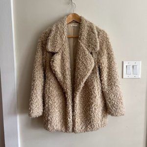 Tularosa Violet Faux Shag Coat